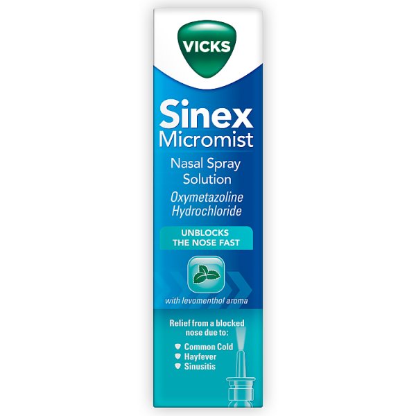 Vicks Sinex Micromist Aqueous Nasal Spray Solution 15ml image 1