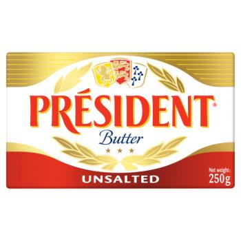 Président French Unsalted Butter 250g image 1