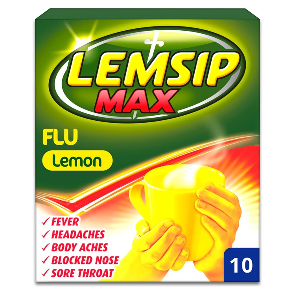 Lemsip Max Cold &amp; Flu Lemon Sachets image 1