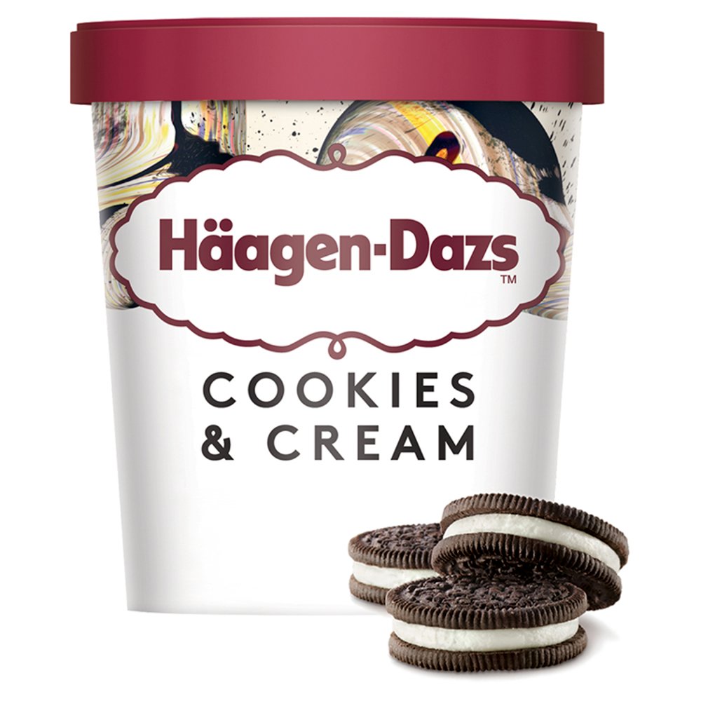 Häagen-Dazs Cookies &amp; Cream Ice Cream 460ml image 1