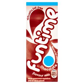 Funtime Chocolate Flavour Milk 200ml image 1
