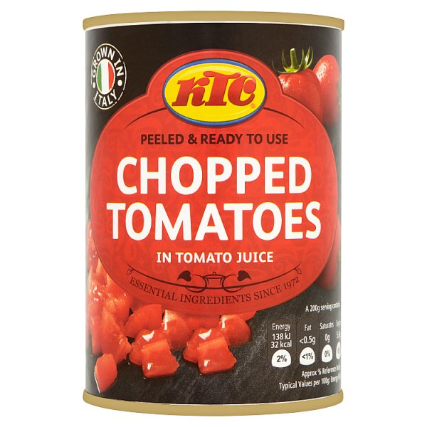 KTC Chopped Tomatoes in Tomato Juice 400g image 1