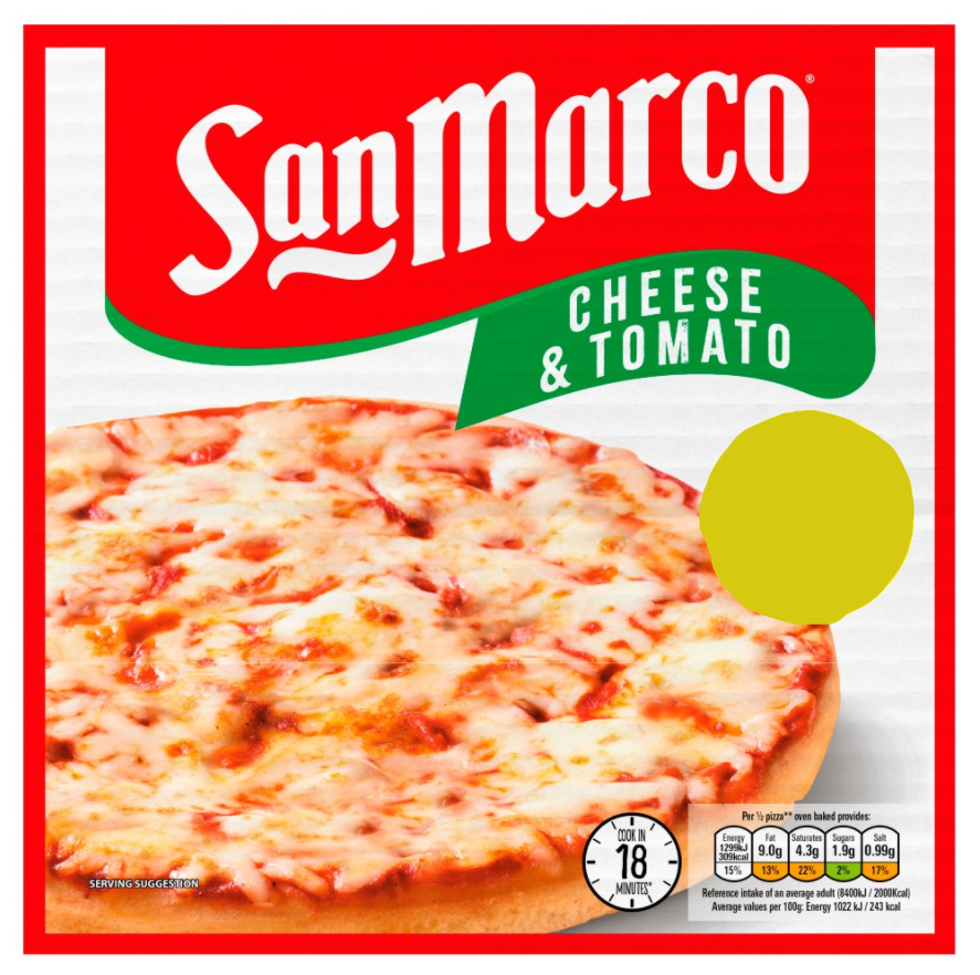 San Marco Cheese &amp; Tomato Pizza 253g image 1