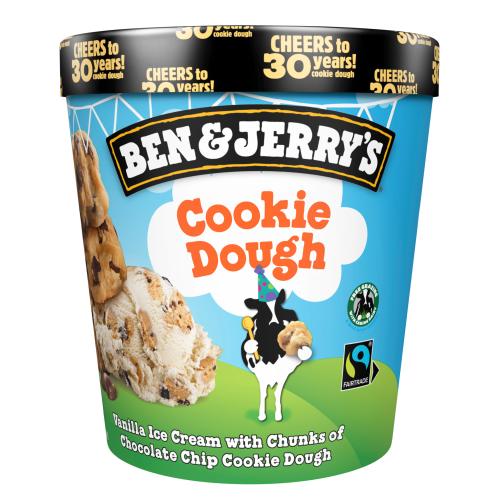 Ben &amp; Jerry's Cookie Dough Ice Cream 465 ml image 1