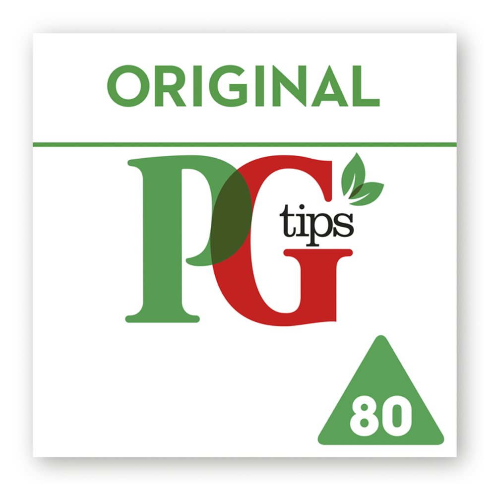 PG Tips Original 80 Tea Bags image 1