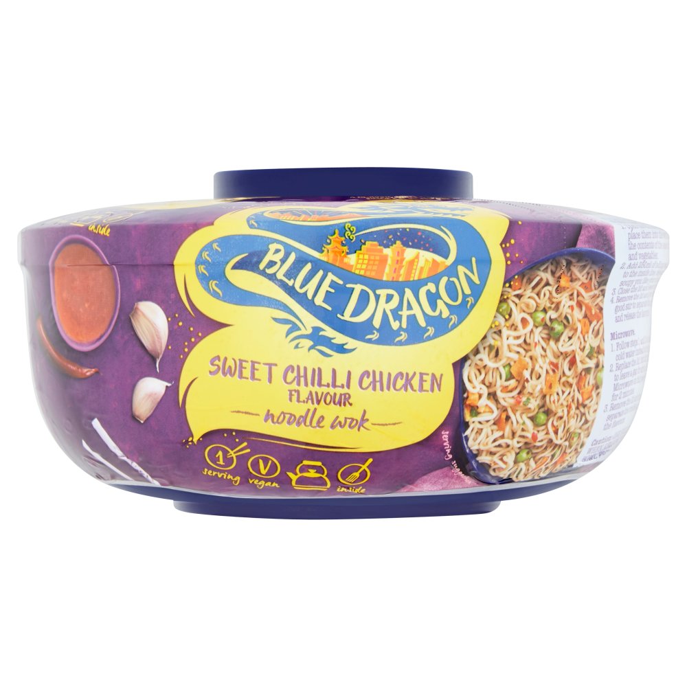 Blue Dragon Sweet Chilli Chicken Flavour Noodle Wok 76g image 1