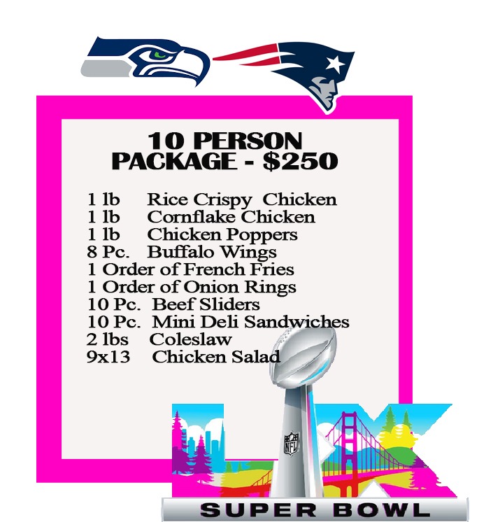 10 Person Superbowl Package image 1