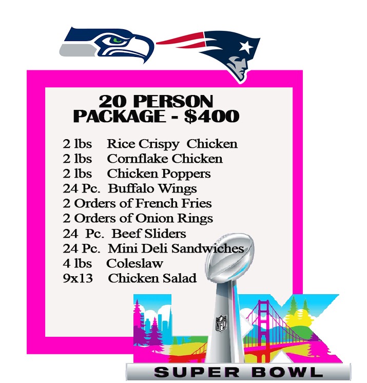 20 Person Superbowl Package image 1
