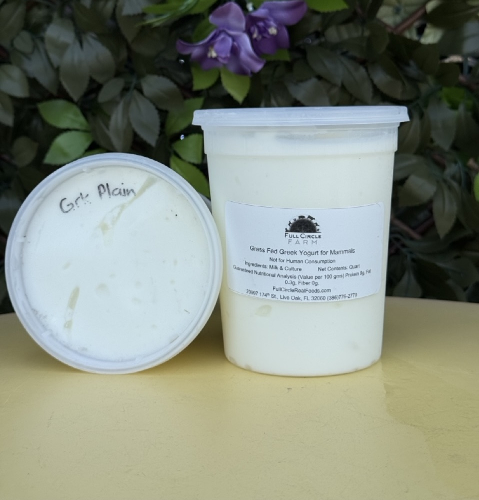 Greek Cow Yogurt (Full Circle Farms) (Quart) image 1