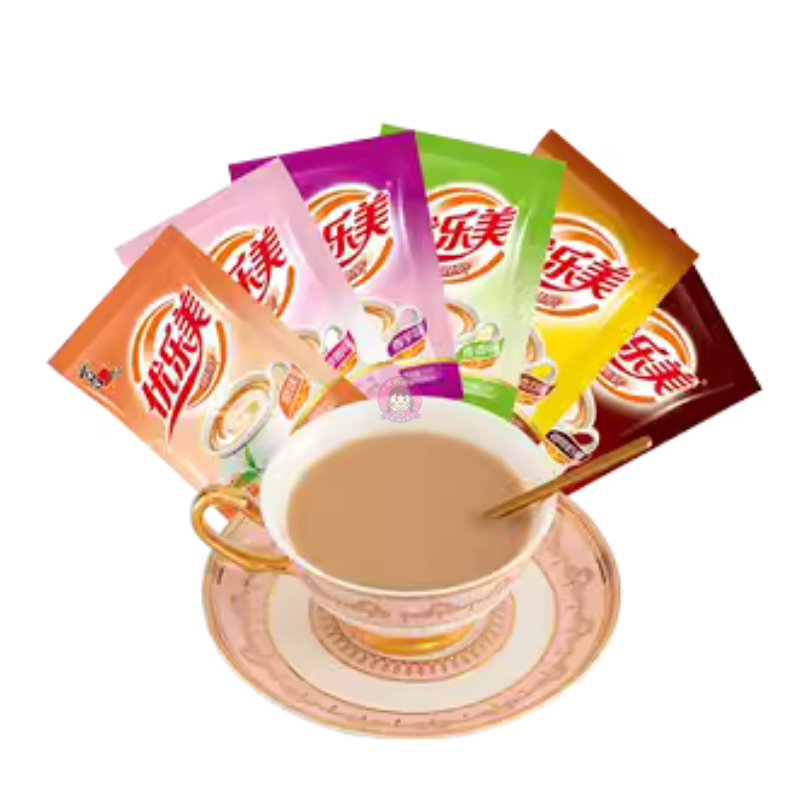 优乐美混合奶茶原味麦香草莓味220g YLM Instant Milk Tea Original, Barley, Strawberry Flavour image 1