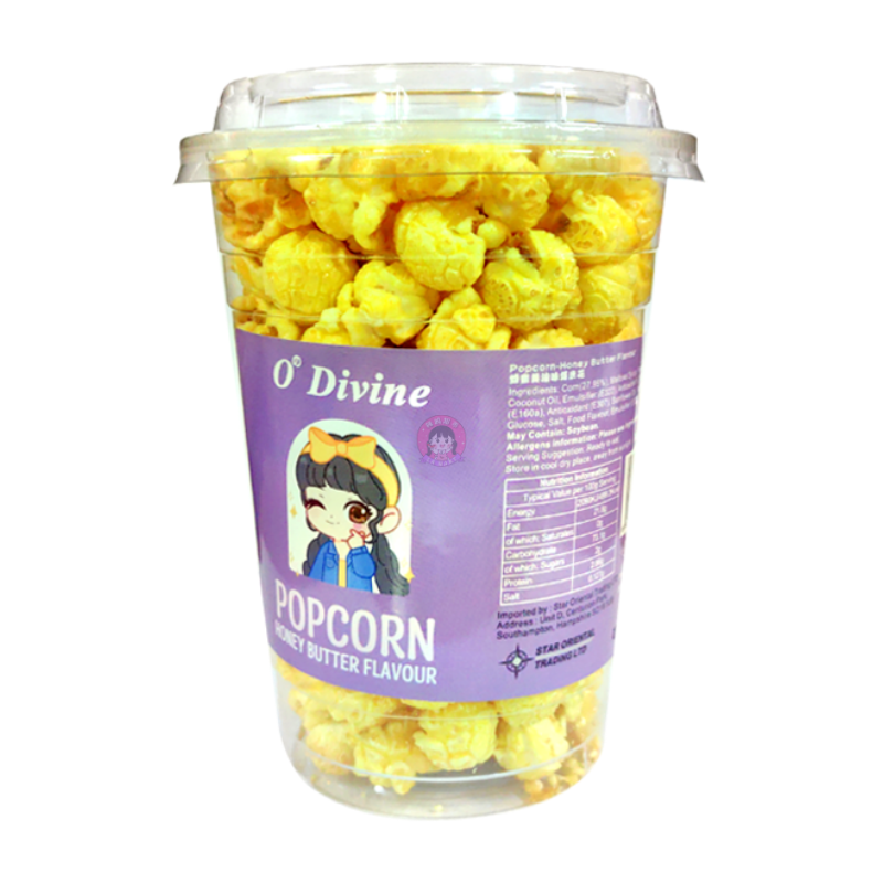 家之味爆米花蜂蜜黄油味128g O'Divine Popcorn Honey Butter Flavour image 1