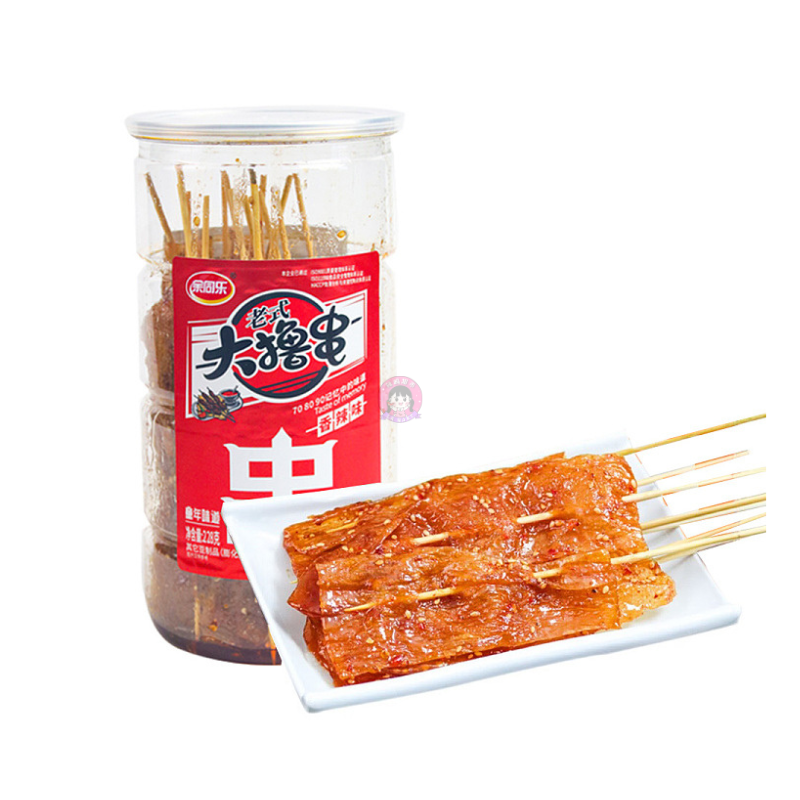 余同乐辣条大撸串香辣味228g YTL Big Skewer Spicy Flavour 图像 1
