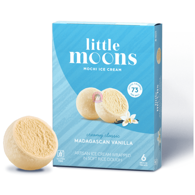 小月亮冰淇淋麻薯香草味6*32g Little Moon Ice Cream Mochi Vanilla Flavour image 1