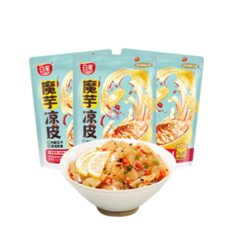 阿宽魔芋凉皮柠檬酸辣265g AK Konjac Noodle Lemon Sour & Hot Flavour image 1