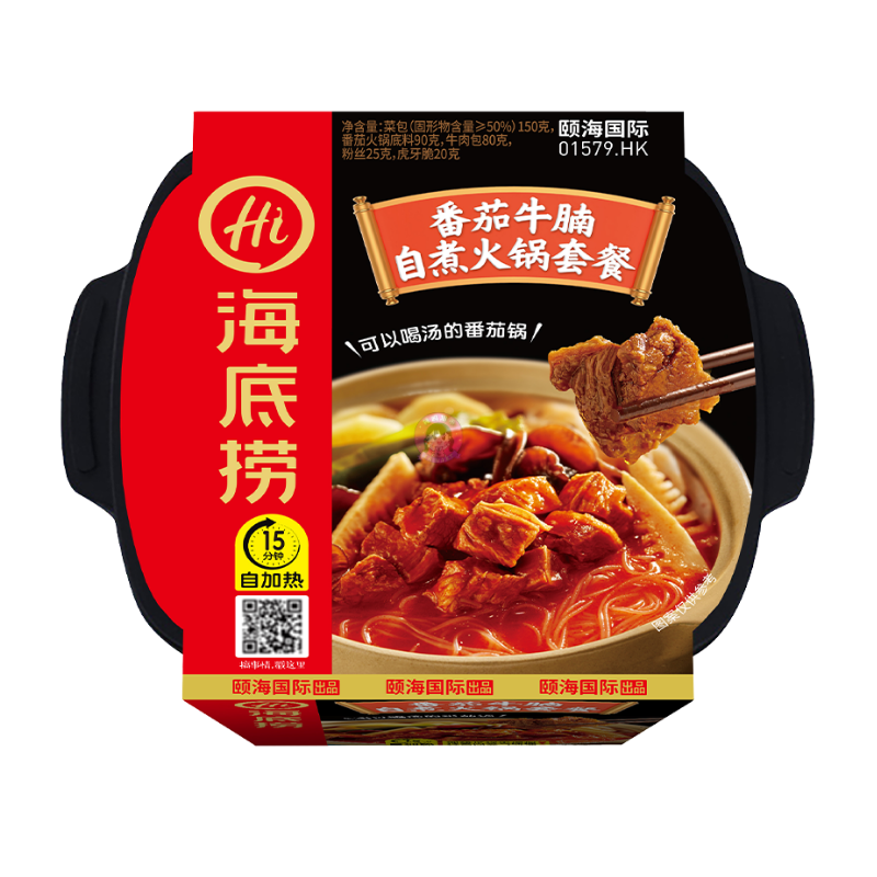 海底捞自热锅番茄牛腩395g HDL Instant Hotpot Tomato Beef image 1