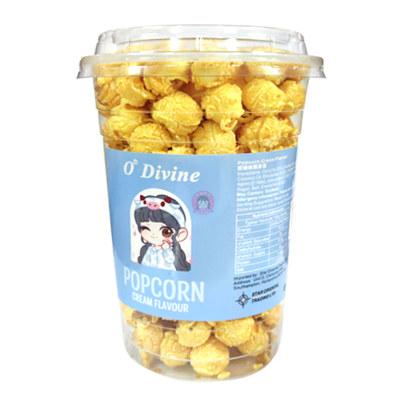 家之味爆米花奶油味128g O'Divine Popcorn Butter Flavour 图像 1