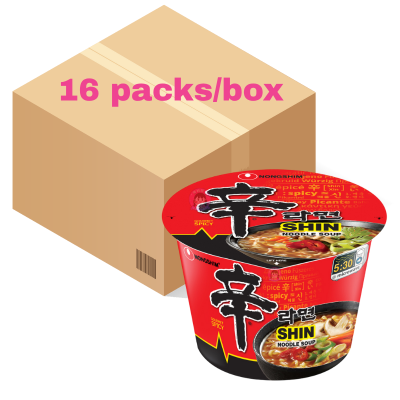 农心辛拉面桶整箱114g Nongshim Shin Ramen Bowl Box Sale image 1