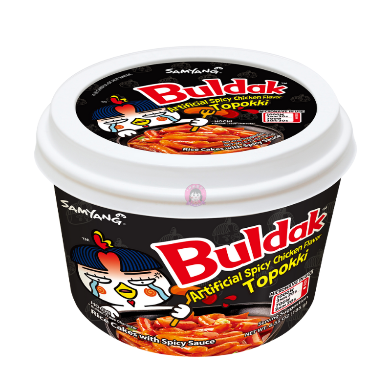 三养火鸡面味年糕185g Samyang Hot Chicken Rice Cake 图像 1