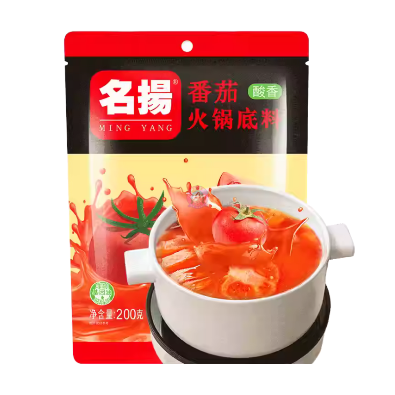 名扬番茄火锅底料200g Ming Yang Tomato Flavour Hot Pot Base 图像 1