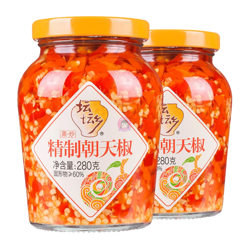 坛坛乡精致朝天椒280g TTX Chopped Chilli image 1