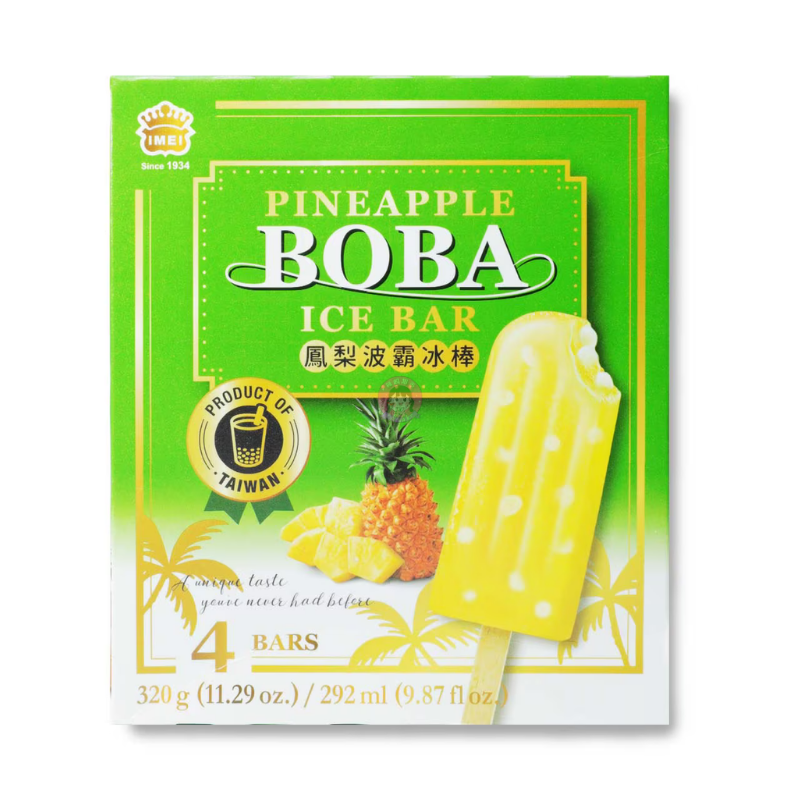义美冰棒凤梨波霸320g YM Pineapple Boba Ice Bar 图像 1
