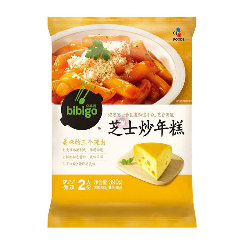 必品阁芝士炒年糕390g Bibigo Korean Stir Fried Rice Cake Cheese Flavour image 1