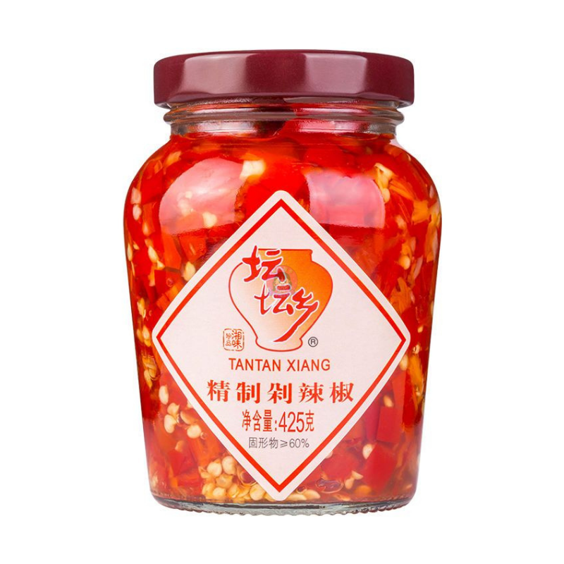 坛坛乡精制剁辣椒425g TTX Chopped Red Chilli 图像 1