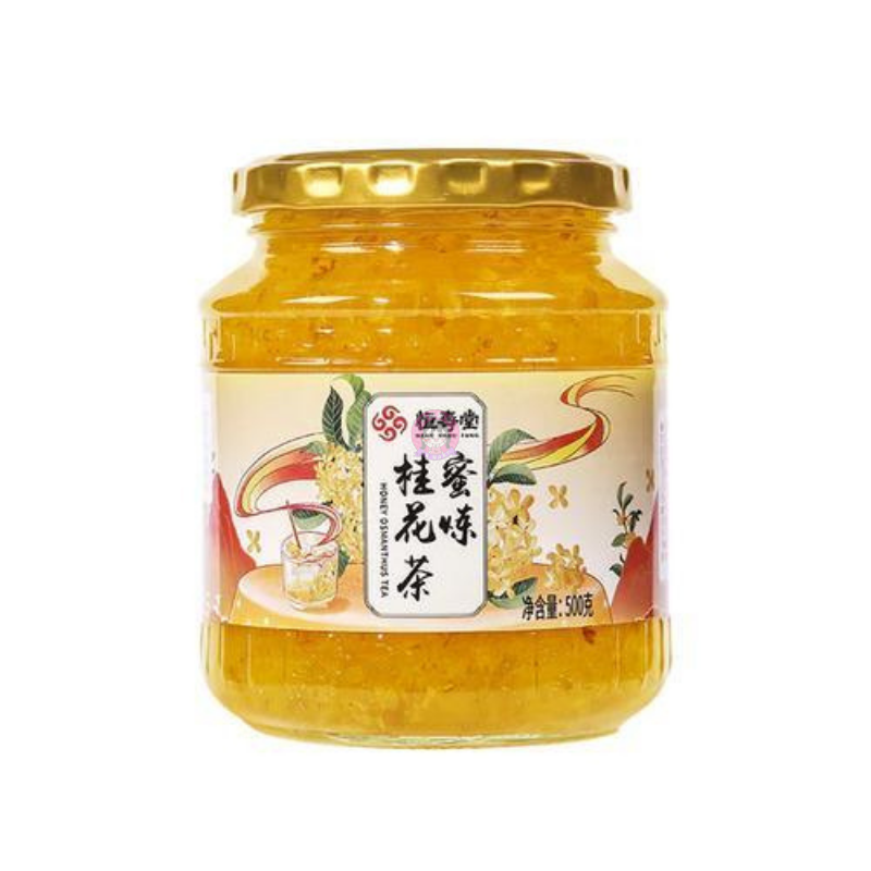 恒寿堂蜜炼桂花茶500g HST Cinamon Tea image 1