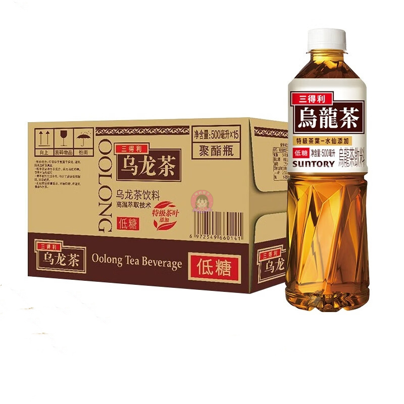 三得利低糖乌龙茶500ml Suntory Oolong Tea Drink Low Sugar image 1