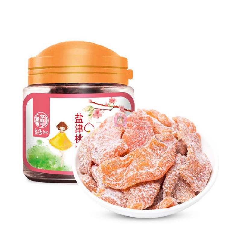 华味亨盐津桃肉130g HWH Preserved Peach image 1