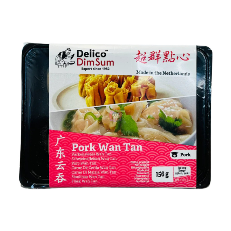 超群广东云吞 156g Delico Pork Wan Tan image 1