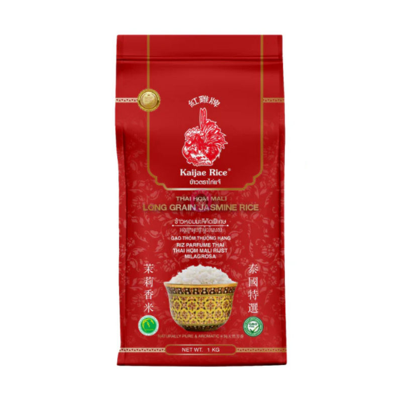 红鸡牌泰国香米1kg KJ Jasmine Rice 图像 1