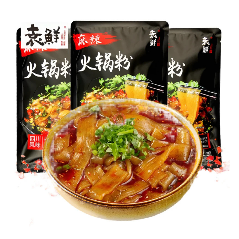 袁鲜麻辣火锅粉266g AY Hotpot Sweet Potato Noodle image 1