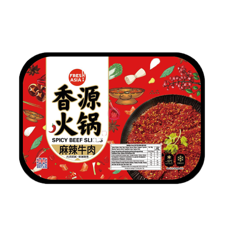 香源麻辣牛肉片280g Fresh Asia Spicy Sliced Beef 图像 1