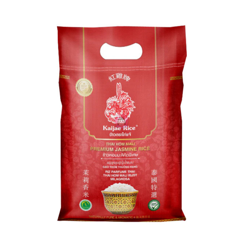 红鸡牌泰国香米5kg KJ Jasmine Rice 图像 1
