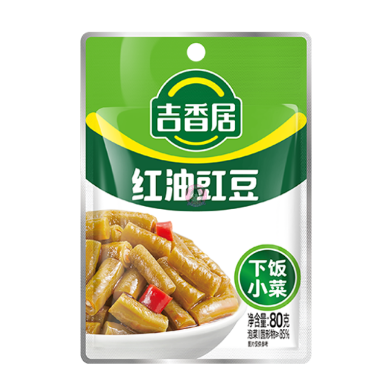 吉香居红油豇豆80g JXJ Preserved Vegetable with Chilli Oil image 1