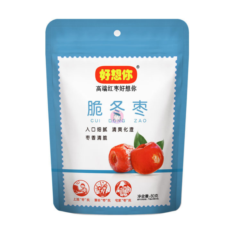 好想你脆冬枣100g Miss You Crispy Jujube 图像 1