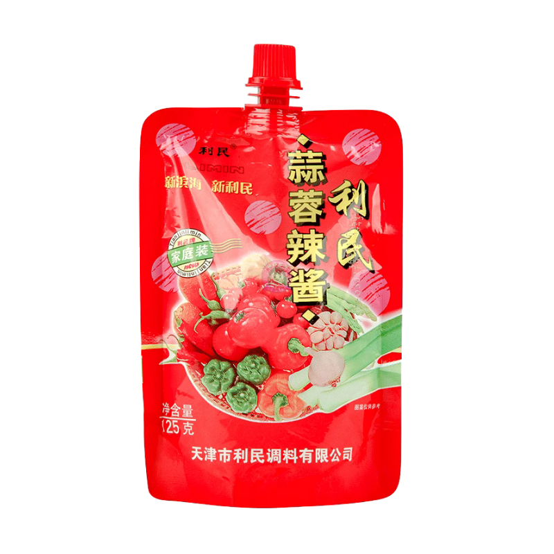 利民蒜蓉辣酱125g Li Min Garlic Chilli Paste image 1