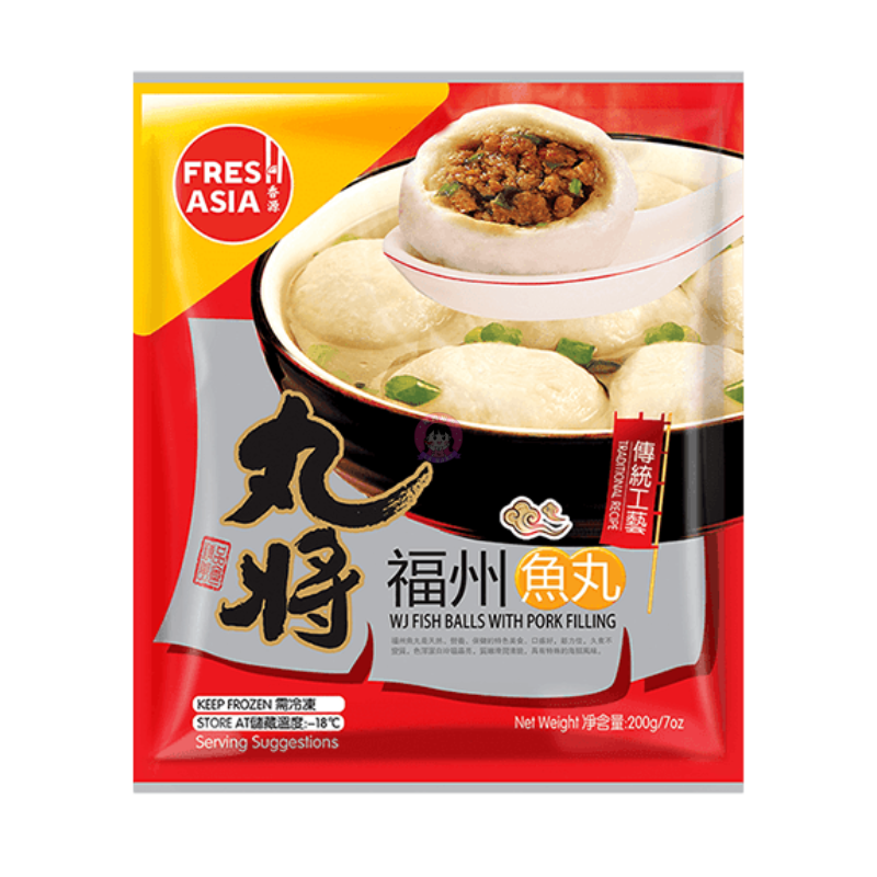 丸将福州鱼丸200g WJ Fish Ball With Pork Filling 图像 1