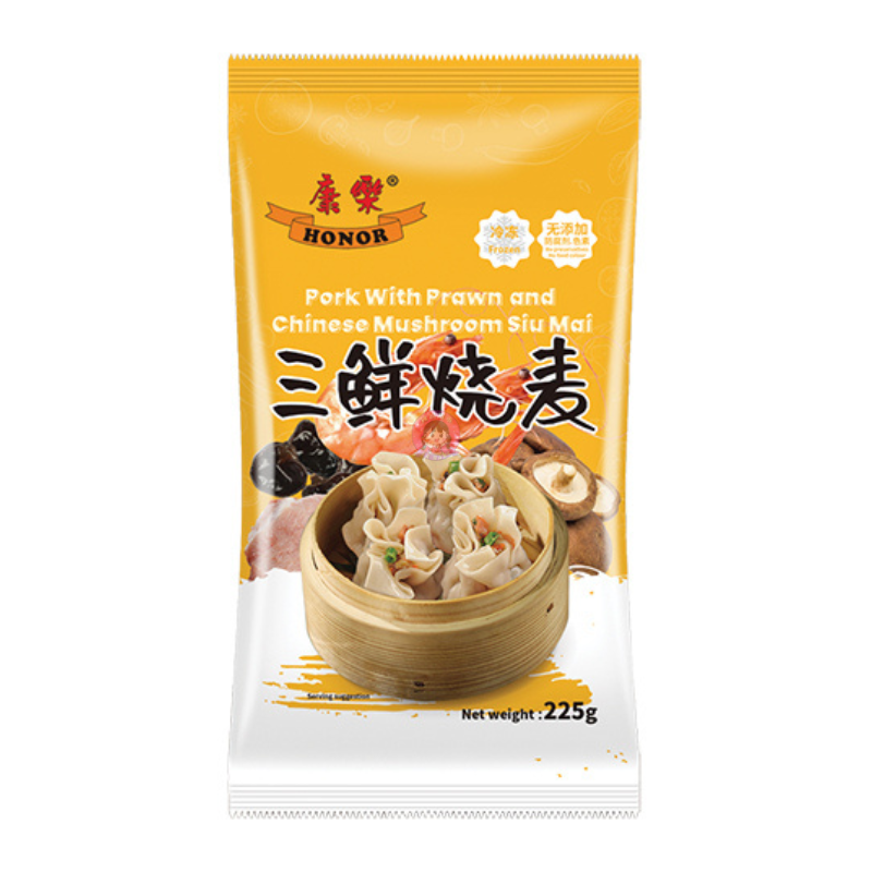 康乐三鲜烧麦225g Honor Pork With Prawn & Mushroom Siu Mai 图像 1