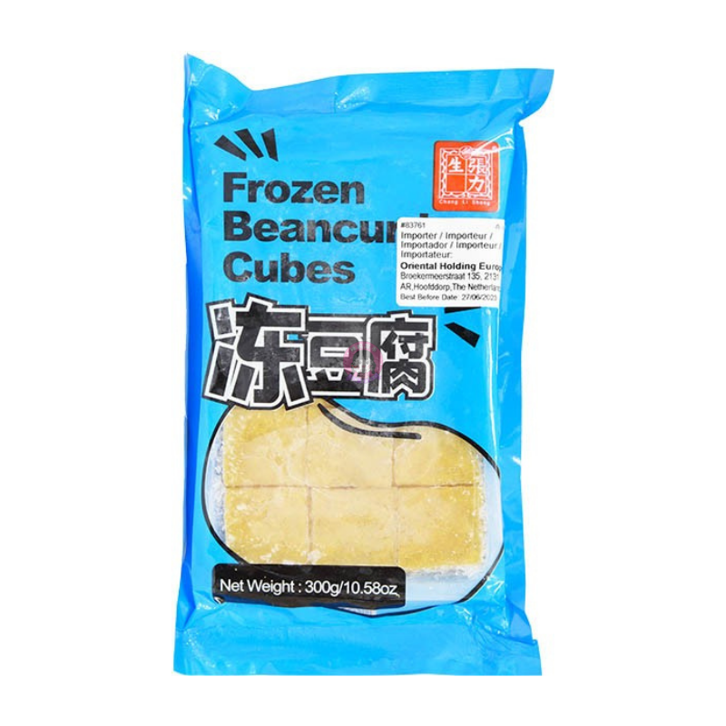 张力生冻豆腐300g CLS Frozen Tofu image 1