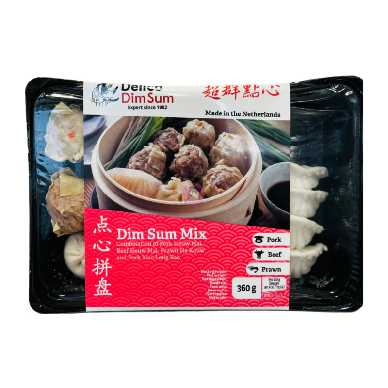 超群点心拼盘360g Delico Dim Sum Mix 图像 1