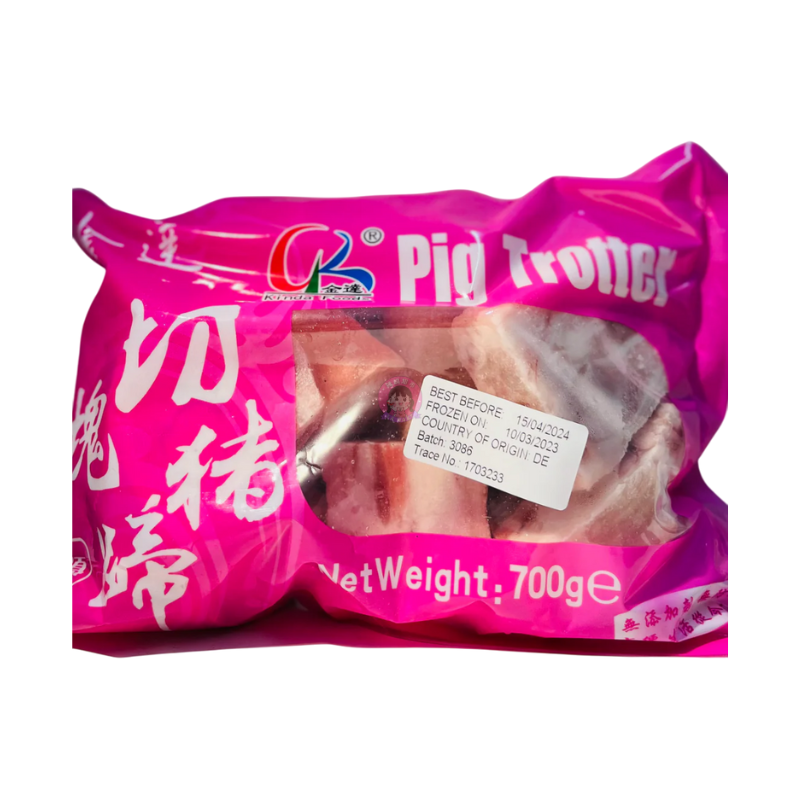金达切块猪蹄700g Kinda Pig Trotter 图像 1