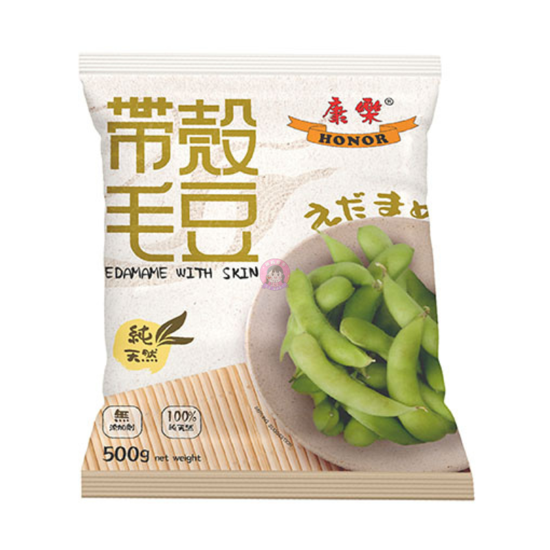 康乐毛豆荚454g Honor Edamame with shell 图像 1