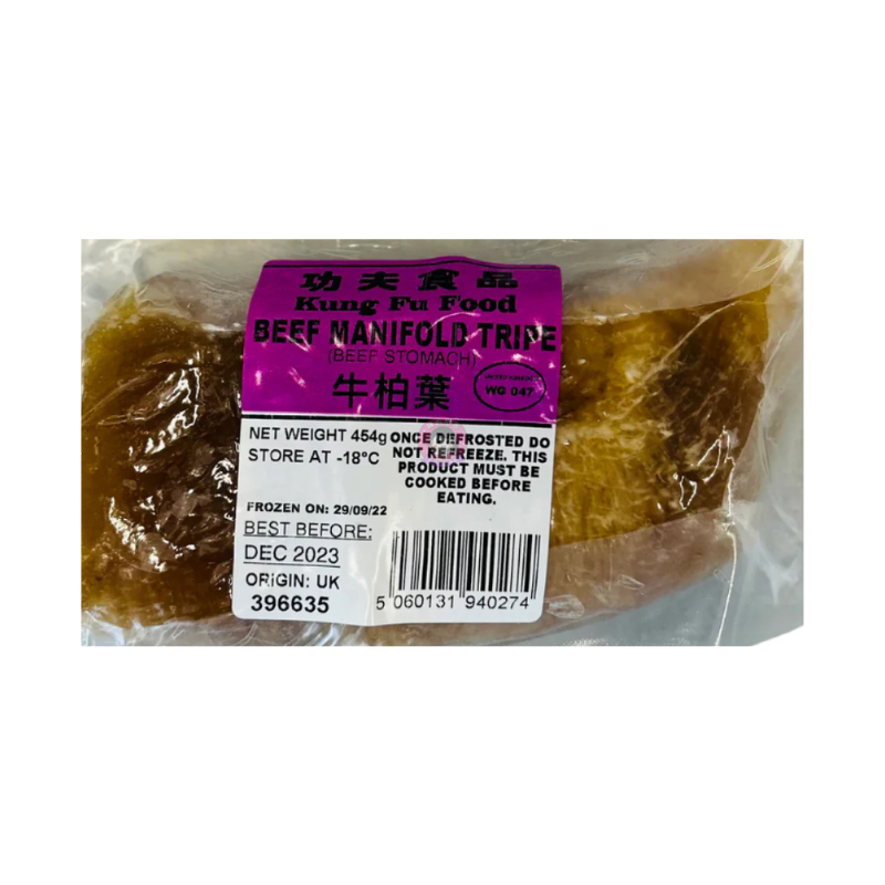 功夫牛百叶454g KungFu Food Beef Mainfold Tripe image 1