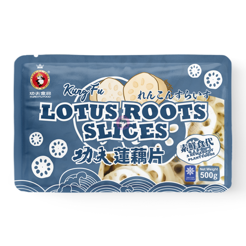 功夫莲藕片500g Kungfu Lotus Roots Slices 图像 1
