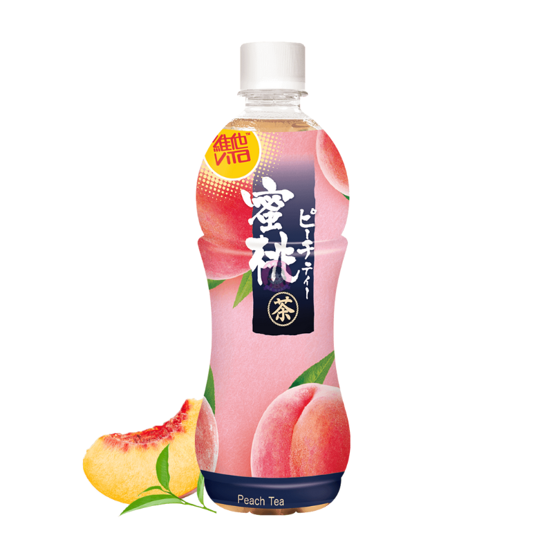 维他蜜桃茶500ml Vita Japanese Peach Tea 图像 1
