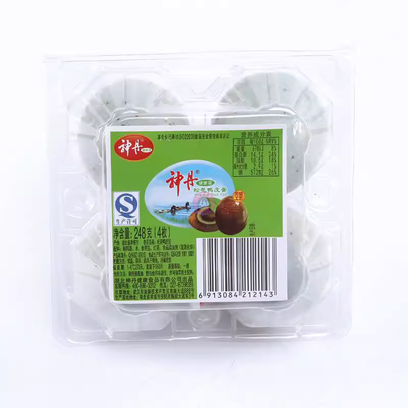 神丹皮蛋272g SD Duck Century Eggs image 1