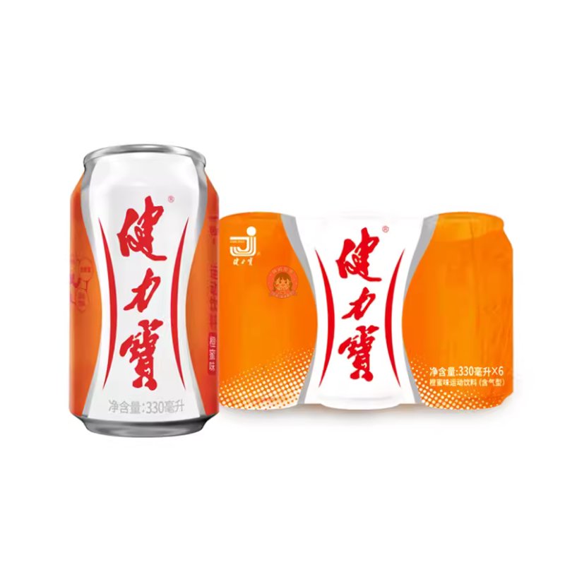 健力宝 330ml JLB Sport Drink Orange Flavour 图像 1