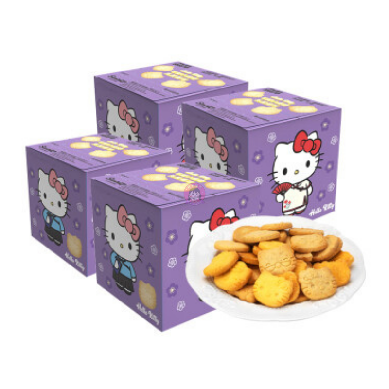 波路梦Hello Kitty可爱小曲奇乳酸菌味47g Bourbon Hello Kitty Petit Cookies Yogurt Flavour image 1